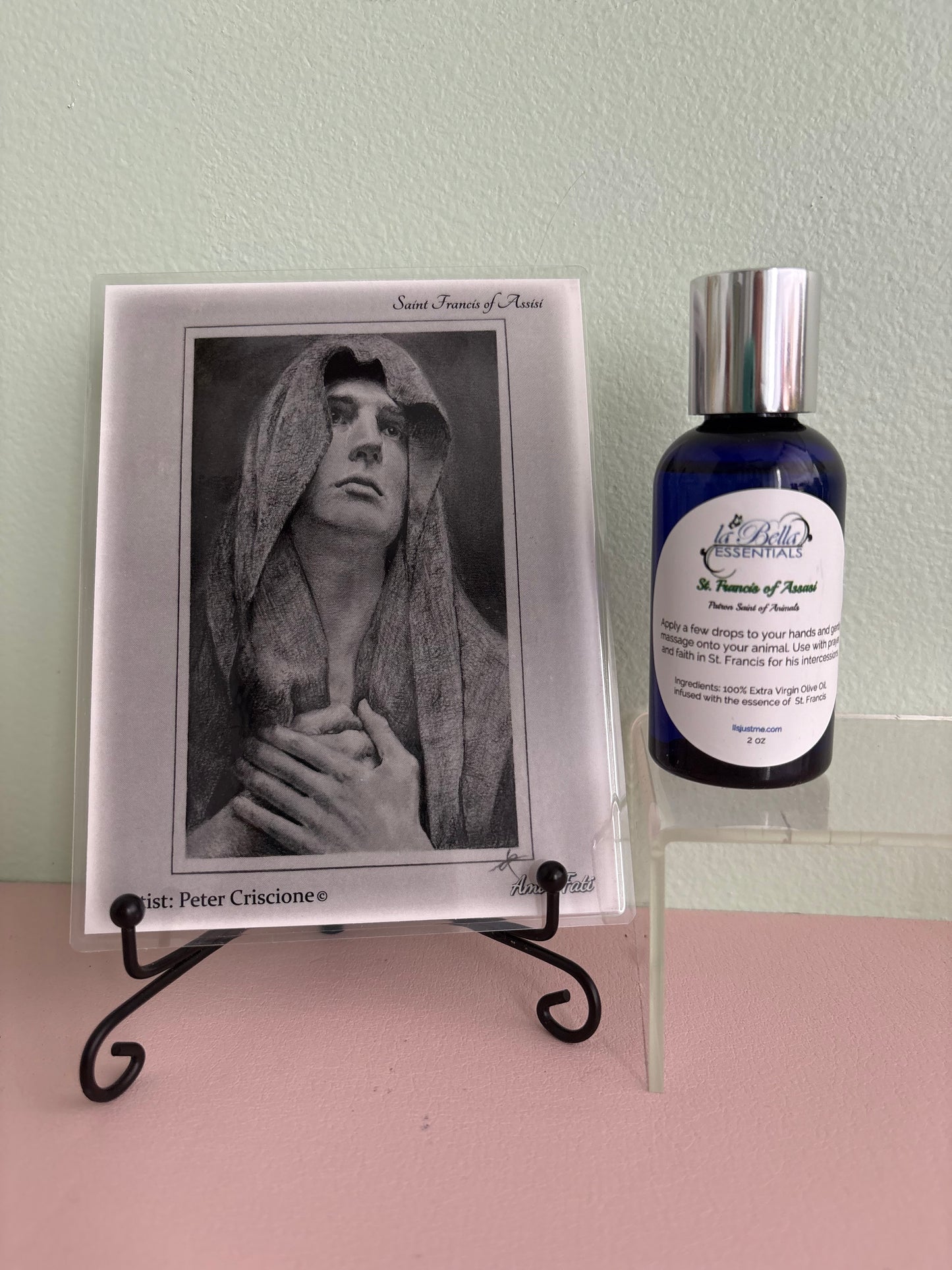 Saint Francis of Assisi- Sacred Oil - 2 oz Patron Saint for the Animals